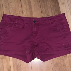 Pink shorts from EXPRESS